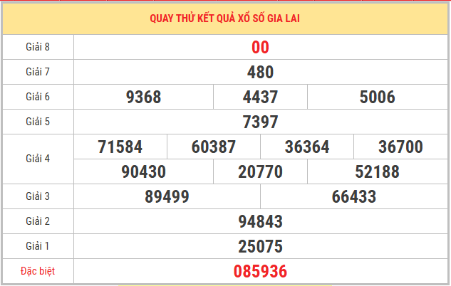 Quay thử xổ số Gia Lai 22/5/2026 thứ 6 chọn số may mắn