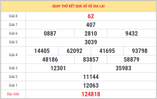 Quay thử xổ số Gia Lai 10/4/2026 thứ 6 chọn số may mắn